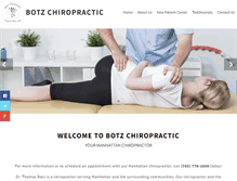 Tablet Screenshot of botzchiro.com